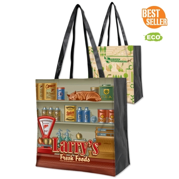 Full Gusseted Tote - Features a Full Color Sublimated Print on... from ASI 67557 LimeLight Ent / Limelight USA