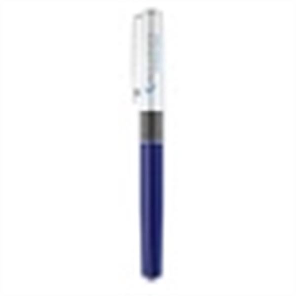 Cap off rollerball pen with chrome clip and accents.... from ASI 31517 Admart Products / Admart Line