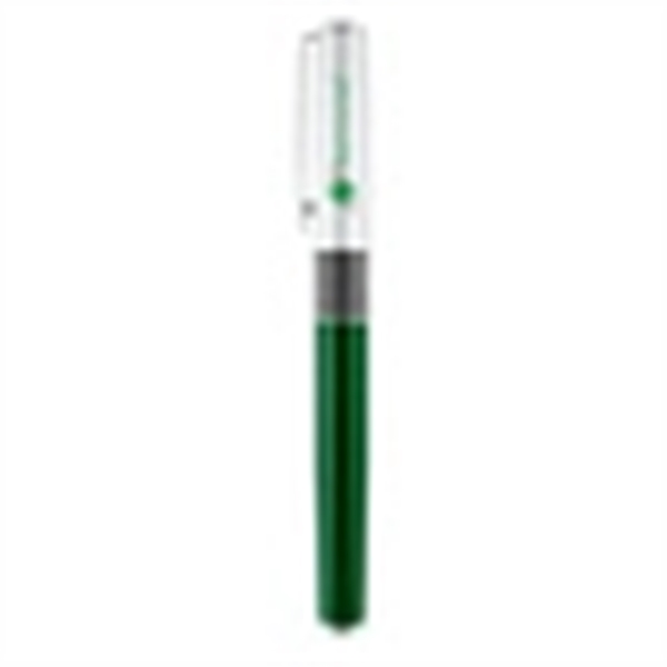 Cap off rollerball pen with chrome clip and accents.... from ASI 31517 Admart Products / Admart Line