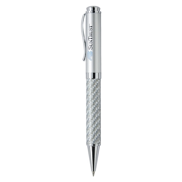 Carbon fiber twist action ballpoint pen.... from ASI 31517 Admart Products / Admart Line