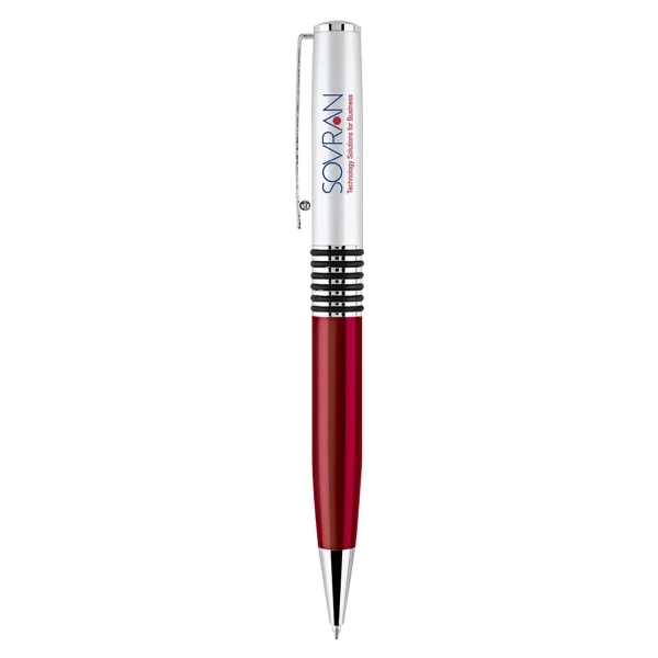 Metal Twist Action Ballpoint Pen with Silver cap.... from ASI 31517 Admart Products / Admart Line