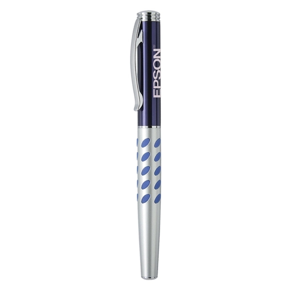 Twist action brass ballpoint pen with gold trim.... from ASI 31517 Admart Products / Admart Line