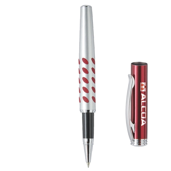 Twist action brass ballpoint pen with gold trim.... from ASI 31517 Admart Products / Admart Line