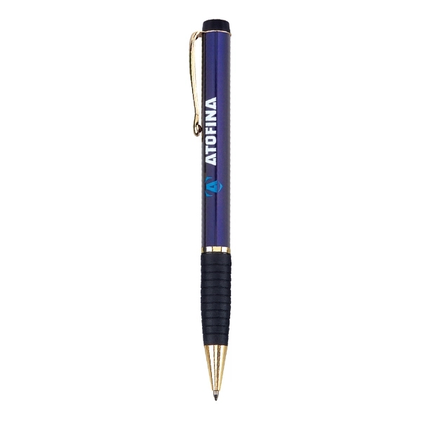 Twist action brass ballpoint pen and cap off rollerball pen.... from ASI 31517 Admart Products / Admart Line