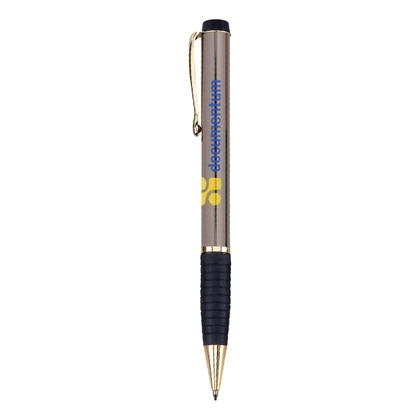 Twist action brass ballpoint pen and cap off rollerball pen.... from ASI 31517 Admart Products / Admart Line