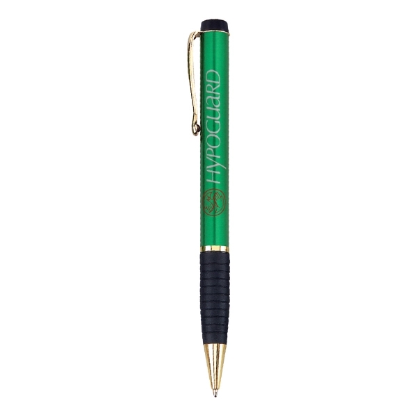 Twist action brass ballpoint pen and cap off rollerball pen.... from ASI 31517 Admart Products / Admart Line