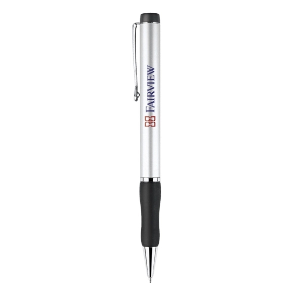 Aluminum ballpoint pen with chrome plated accents.... from ASI 31517 Admart Products / Admart Line