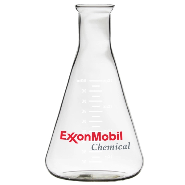 Eerlenmeyer flask, 1000 ml, Height: 9" x Rim 1.75" , Base:... from ASI 40515 BILD Enterprises LLC / Ben-Line