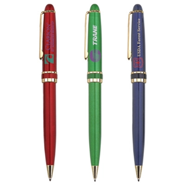 Cap off rollerball pen with matte lacquer finish.... from ASI 31517 Admart Products / Admart Line