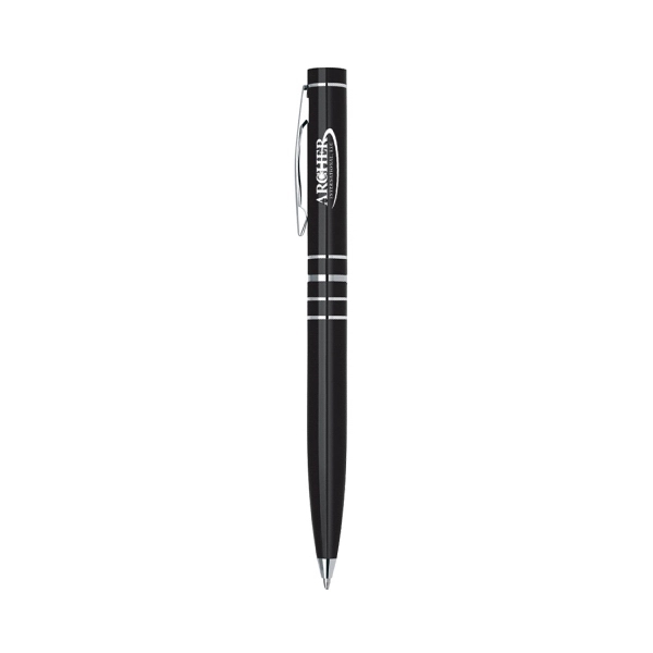 Twist Action Aluminum Ballpoint with Shiny Chrome clip & trim.... from ASI 31517 Admart Products / Admart Line