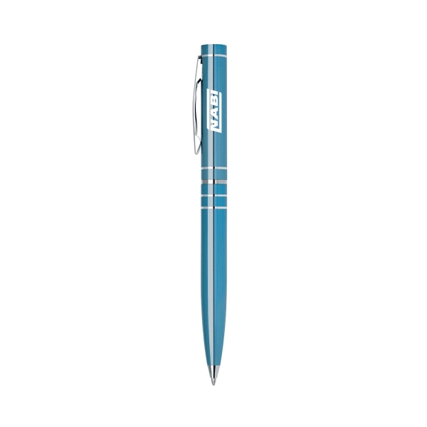 Twist Action Aluminum Ballpoint with Shiny Chrome clip & trim.... from ASI 31517 Admart Products / Admart Line