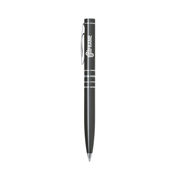 Twist Action Aluminum Ballpoint with Shiny Chrome clip & trim.... from ASI 31517 Admart Products / Admart Line