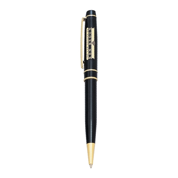 Twist action ballpoint pen. Solid brass construction... from ASI 31517 Admart Products / Admart Line