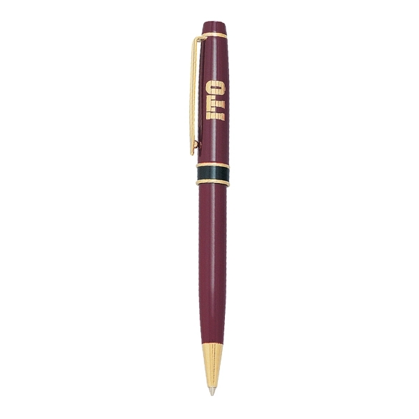 Twist action ballpoint pen. Solid brass construction... from ASI 31517 Admart Products / Admart Line
