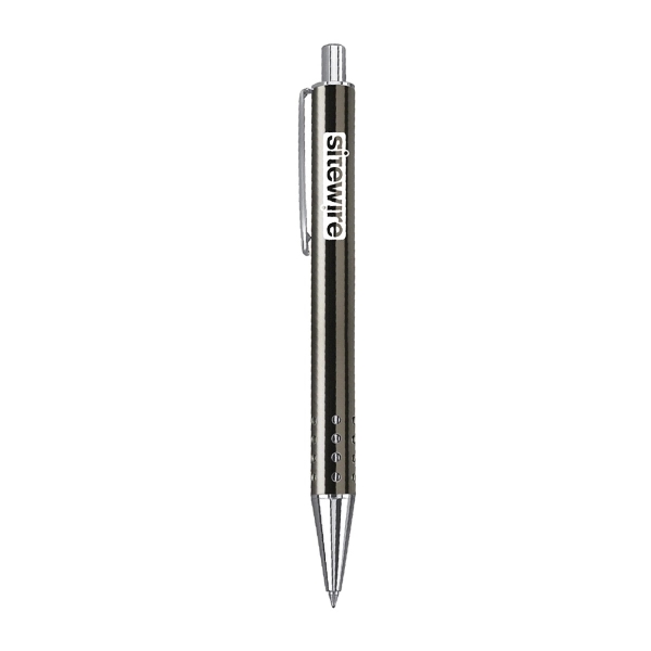 Click action mechanism ballpoint pen with matte lacquer finish.... from ASI 31517 Admart Products / Admart Line