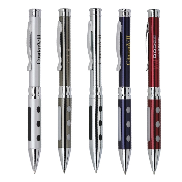 Pen constructed with solid brass and sleek electroplated finish.... from ASI 31517 Admart Products / Admart Line