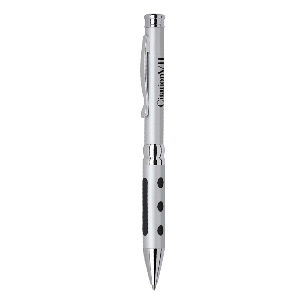 Pen constructed with solid brass and sleek electroplated finish.... from ASI 31517 Admart Products / Admart Line