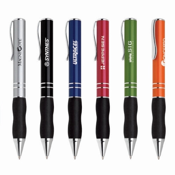 Contemporary twist action ballpoint pen with chrome trim.... from ASI 31517 Admart Products / Admart Line