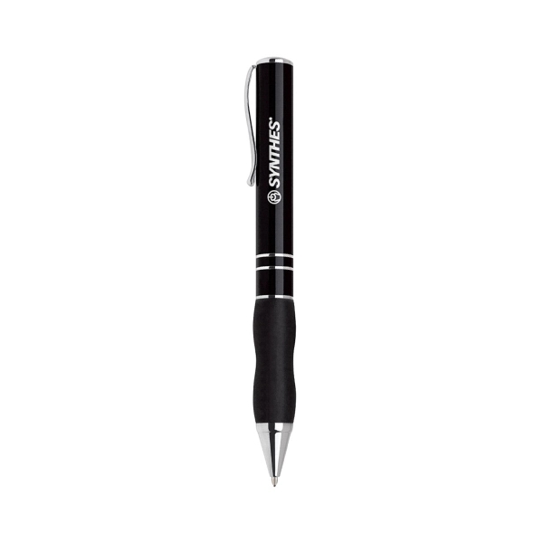 Contemporary twist action ballpoint pen with chrome trim.... from ASI 31517 Admart Products / Admart Line