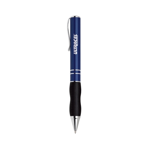 Contemporary twist action ballpoint pen with chrome trim.... from ASI 31517 Admart Products / Admart Line