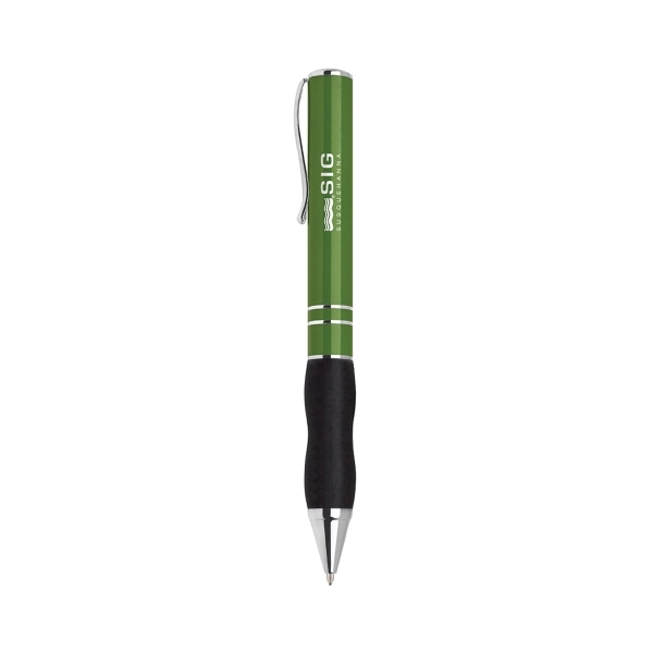 Contemporary twist action ballpoint pen with chrome trim.... from ASI 31517 Admart Products / Admart Line