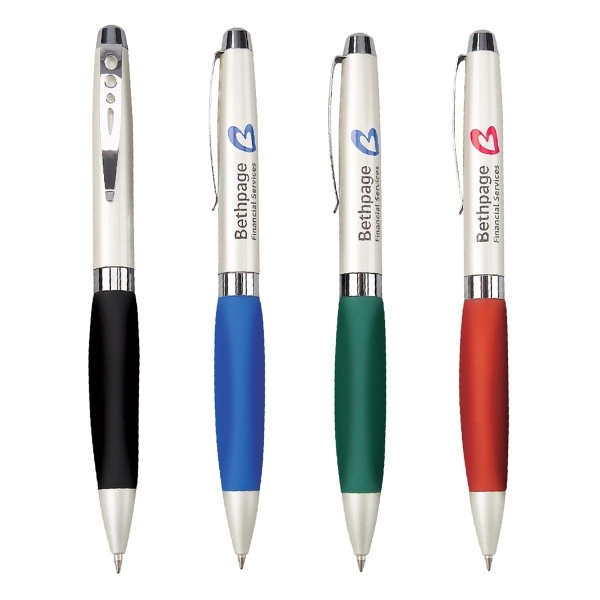 Twist action ballpoint pen with comfortable triangular grip. Our imprint paint... from ASI 31517 Admart Products / Admart Line