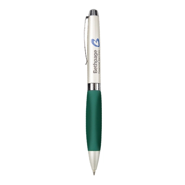 Twist action ballpoint pen with comfortable triangular grip. Our imprint paint... from ASI 31517 Admart Products / Admart Line