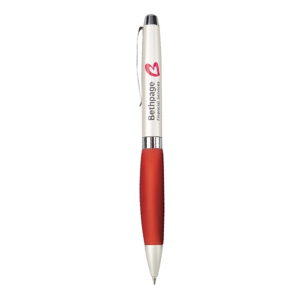 Twist action ballpoint pen with comfortable triangular grip. Our imprint paint... from ASI 31517 Admart Products / Admart Line