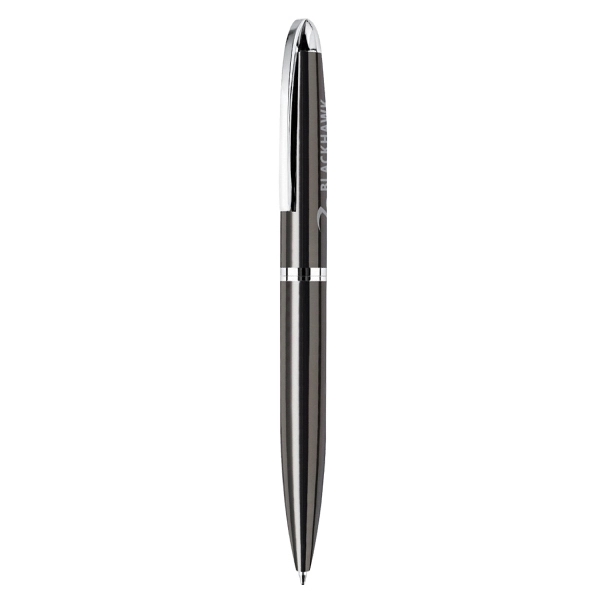 Twist action ballpoint pen features a solid brass construction barrel.... from ASI 31517 Admart Products / Admart Line