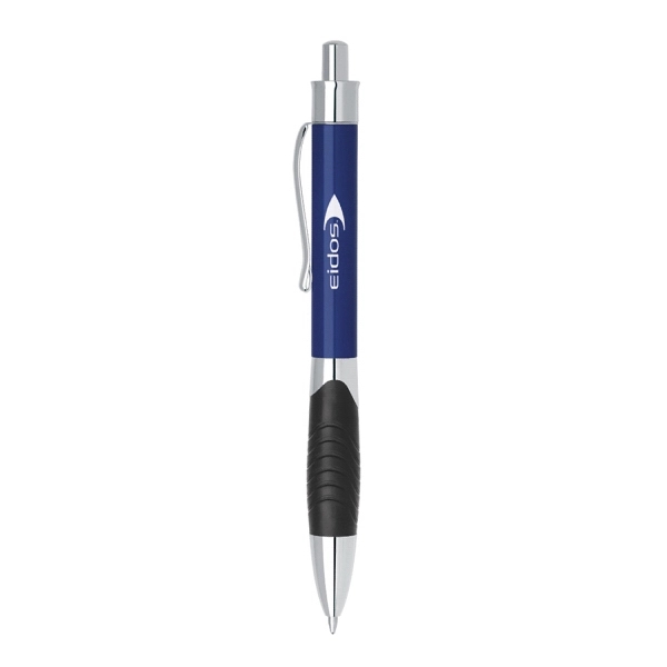 Click action aluminum ballpoint pen with Chrome Clip and Accents.... from ASI 31517 Admart Products / Admart Line