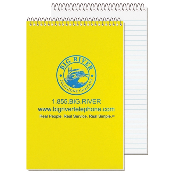 Stenographer notebook with 30 pt. polypropylene cover and 50 lined sheets.... from ASI 50873 Drum-Line / Drum-line Inc