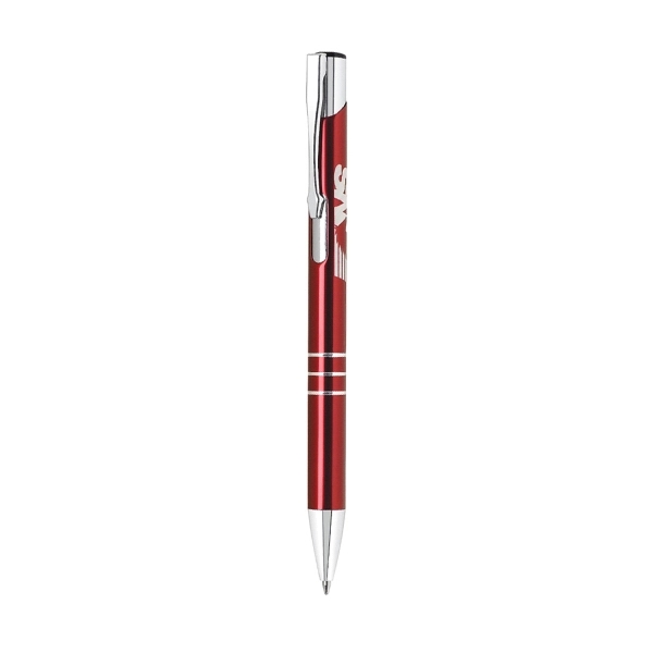 Plunger push action metal pen.... from ASI 31517 Admart Products / Admart Line