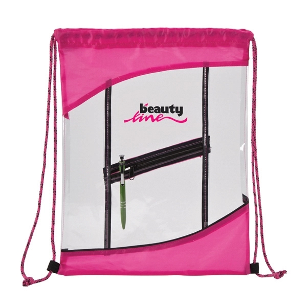 The Clarity Clear Drawstring Pack... from ASI 57702 GoodHopeBags, Inc.