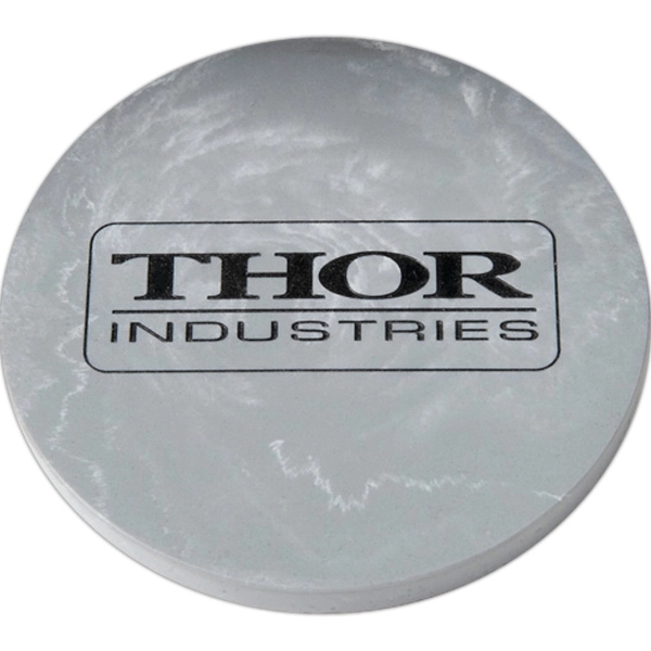 Round coaster. 4" x .25". Made in USA.... from ASI 89860 StoneyCreek / StoneyCreek®