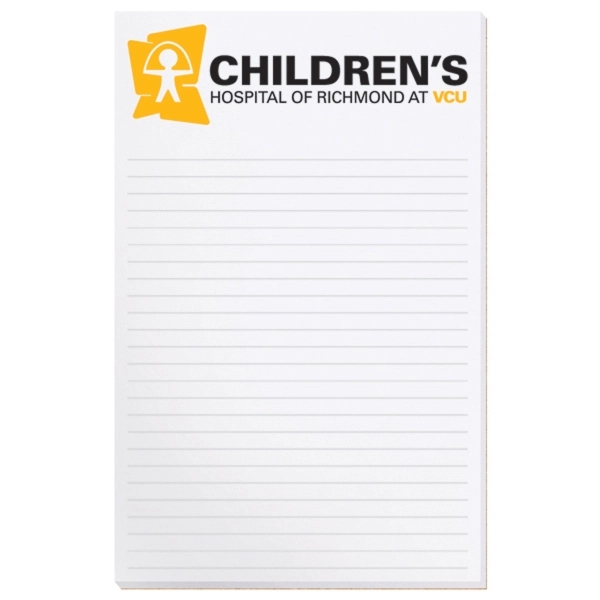 Scratch pad with 100 sheets of 50 lb. white offset paper... from ASI 50873 Drum-Line / Drum-line Inc