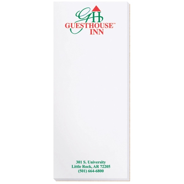 Scratch pad with 100 sheets of 50 lb. white offset paper... from ASI 50873 Drum-Line / Drum-line Inc