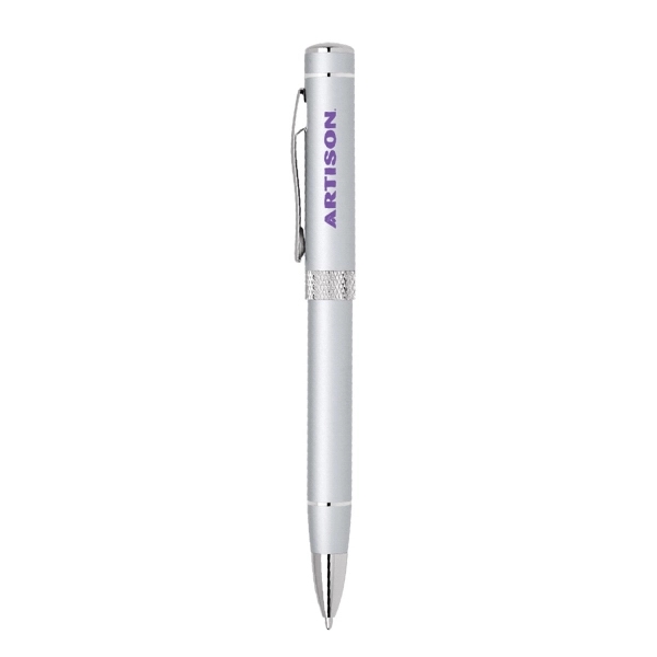 Twist Action Aluminum Ballpoint Pen in Matte Satin Colors.... from ASI 31517 Admart Products / Admart Line