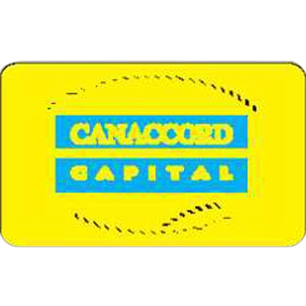 Rectangle shape roll stickers. Made with our Recyclable Enviroliner - 100%... from ASI 79392 Premiums Plus Inc