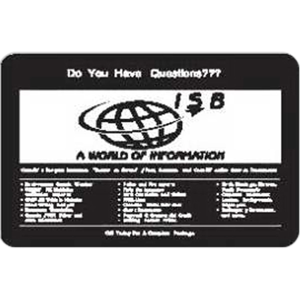 Rectangle shape roll stickers. Made with our Recyclable Enviroliner - 100%... from ASI 79392 Premiums Plus Inc