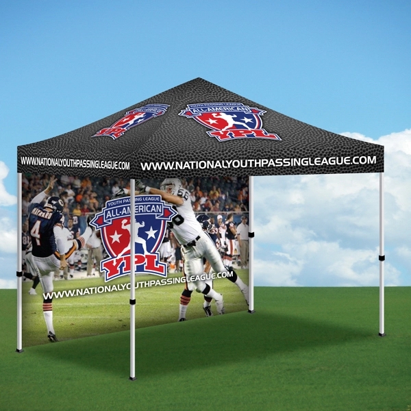 10' x 10' tent silver package with a tent top and... from ASI 30442 Above & Beyond Advertising Products / PromoAdLine