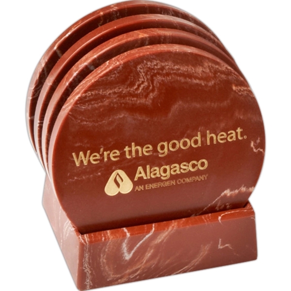 Round coaster set, made in USA.... from ASI 89860 StoneyCreek / StoneyCreek®