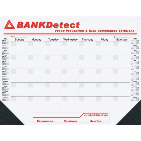 25 sheet non dated desk pad printed one or two standard... from ASI 50873 Drum-Line / Drum-line Inc