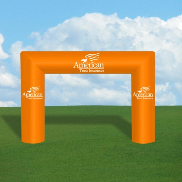 25 foot inflatable balloon arch with inflation fan, tie downs, storage... from ASI 30442 Above & Beyond Advertising Products / PromoAdLine
