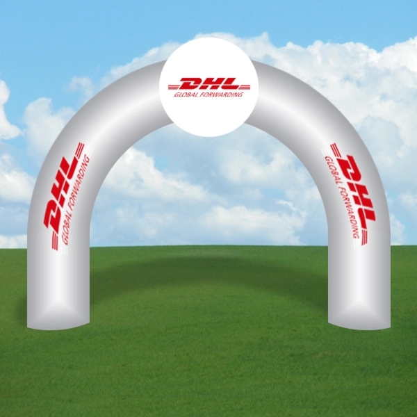 25 foot inflatable balloon arch with inflation fan, tie downs, storage... from ASI 30442 Above & Beyond Advertising Products / PromoAdLine