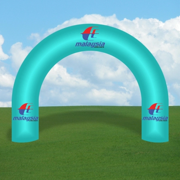 35 foot inflatable balloon arch with inflation fan, tie downs, storage... from ASI 30442 Above & Beyond Advertising Products / PromoAdLine
