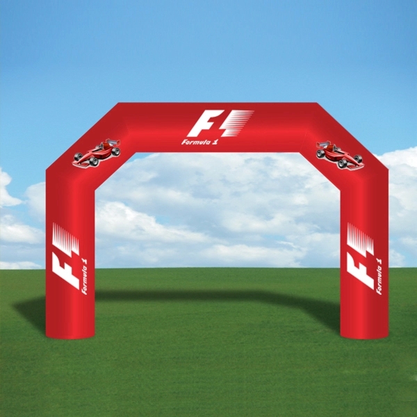 35 foot inflatable balloon arch with inflation fan, tie downs, storage... from ASI 30442 Above & Beyond Advertising Products / PromoAdLine