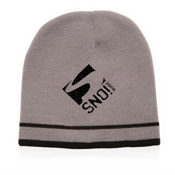 Knit Beanies With Double Stripe.... from ASI 39552 BEL Promo