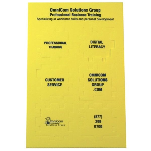 Desktop 1.5" assembled puzzle cube, 4.25" x 6.5" flat.... from ASI 54886 Foamworx / FoamWorx