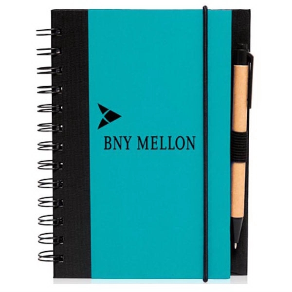 5 x 7 in Eco Friendly Spiral Notebook with Pen.... from ASI 39552 BEL Promo