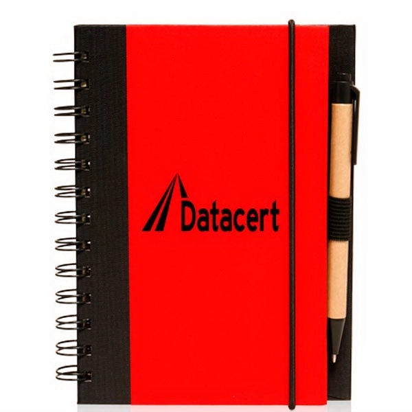 5 x 7 in Eco Friendly Spiral Notebook with Pen.... from ASI 39552 BEL Promo